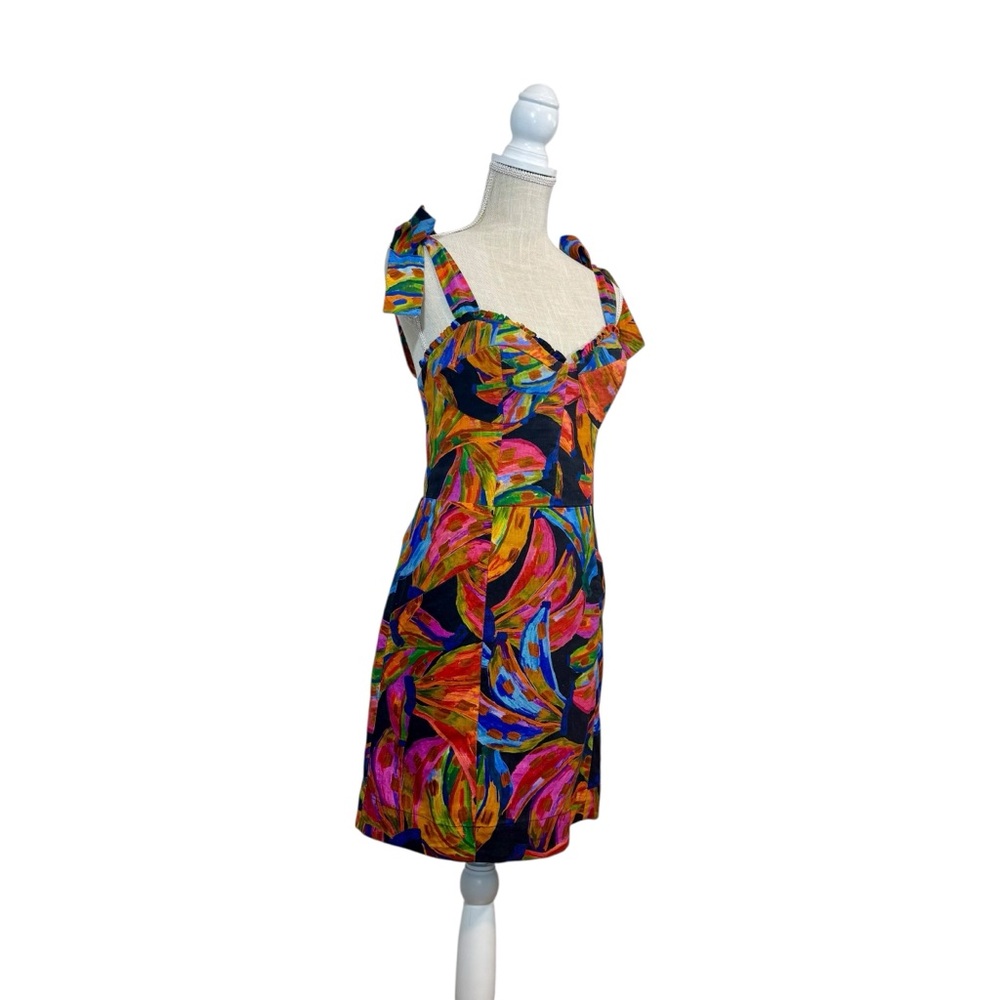 FARM Rio Multicolor Tropical Print Mini Dress - Picture 3 of 13